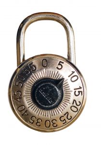 Old time lock.